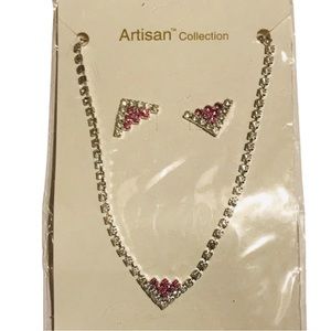 3/$15 Artisan Collection Austrian Crystal Necklace & Earring Set